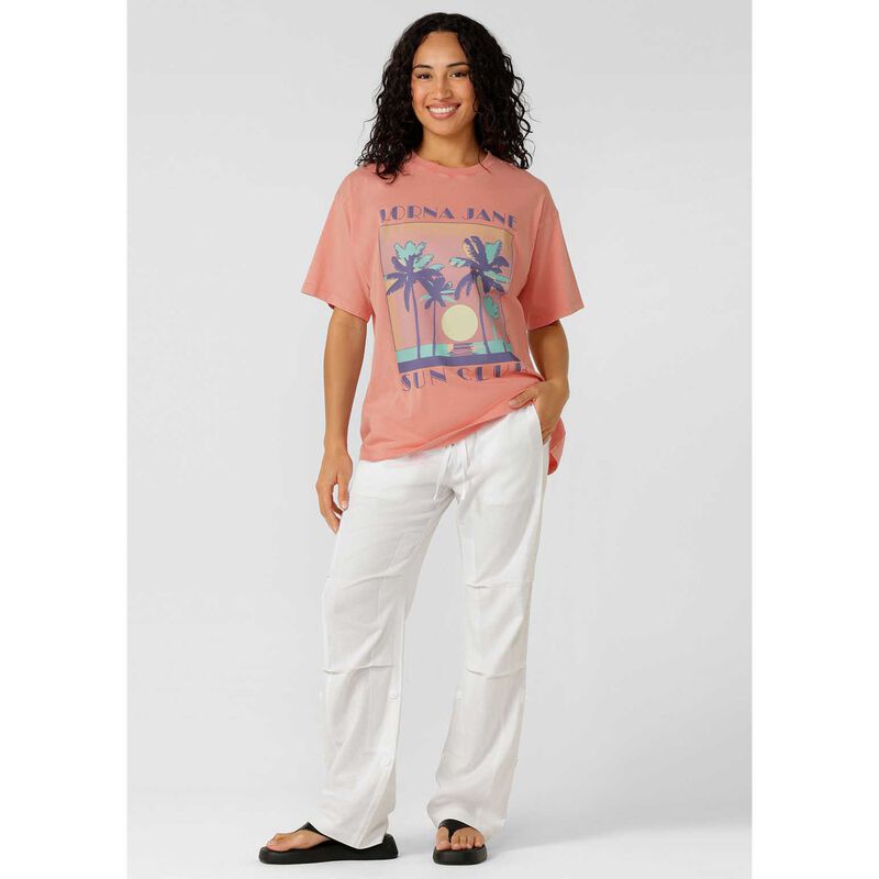 Lorna Jane Vacation Washed Boyfriend T-Shirt image number 3